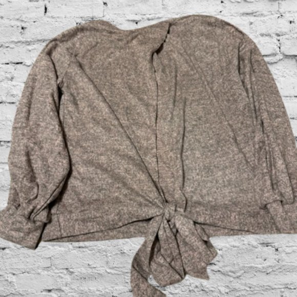 Purple Heathered Long Sleeve Top - Picture 4 of 7